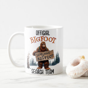Mug Drôle Sasquatch Bigfoot Dans Les Bois