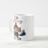 Mug Drôle Sasquatch Bigfoot Dans Les Bois (Devant gauche)