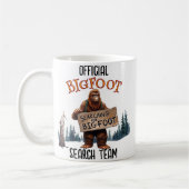 Mug Drôle Sasquatch Bigfoot Dans Les Bois (Gauche)
