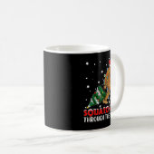 Mug Drôle Sasquatch Noël Squatching Bigfoot Xmas (Devant droit)