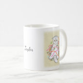 Mug Drôle Scottish fold Cat Grey tabby Christmas Cadea (Devant droit)