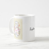 Mug Drôle Scottish fold Cat Grey tabby Christmas Cadea (Devant gauche)