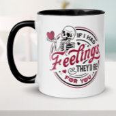 Mug Drôle Si J'avais des Sentiments Saint-Valentin