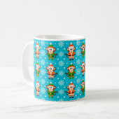 Mug Drôle singe de Noël (Devant gauche)