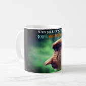 Mug Drôle singe proboscis (Devant gauche)