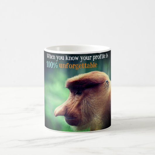 Mug Drôle singe proboscis (Centre)