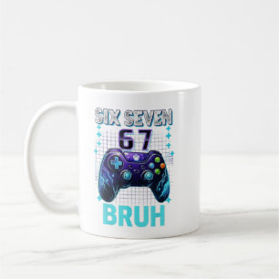 Mug Drôle Six Sept 67 Bruh Anniversaire Garçon Gamer C