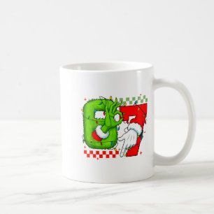Mug Drôle Six Sept 67 Mème 6 7 Noël Elfe Main Garçon