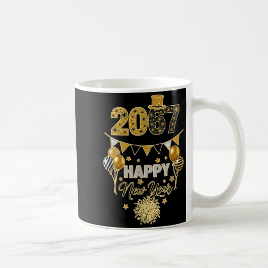 Mug Drôle Six Sept 67 Mème Bonne Année  (Droite)
