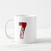 Mug Drôle Six Sept 6 7 Conception de mème pour couples (Gauche)