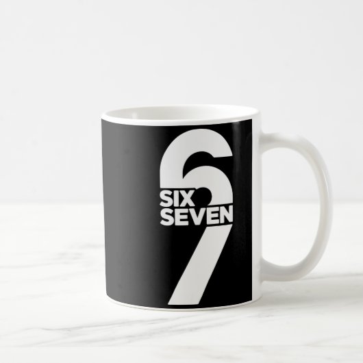 Mug Drôle Six Sept 6 7 Meme Dire Génération Alpha Argo (Droite)