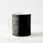 Mug Drôle Six Sept 6 7 Mème Professeur Conception Lect (Devant gauche)