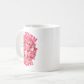 Mug Drôle Six Sept Bruh 67 Brainrot Meme Saint-Valenti (Devant gauche)