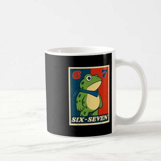 Mug Drôle Six Sept Grenouille 6 7 Mème Génération Alph (Droite)