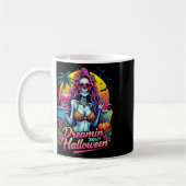 Mug Drôle Skeleton Dreamin Bout Halloween Summerween V (Gauche)