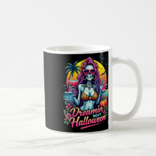 Mug Drôle Skeleton Dreamin Bout Halloween Summerween V