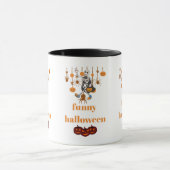Mug Drôle Skeleton Halloween (Centre)