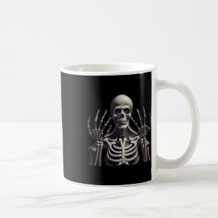 Mug Drôle Skeleton Halloween pour les hommes femmes en