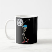 Mug Drôle Skeleton Jouer Golf Golfing Happy Hallowee (Gauche)