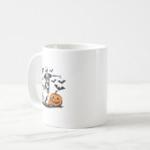 Mug Drôle Skeleton Soccer Hommes Garçons Enfants Hallo (Devant gauche)