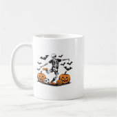 Mug Drôle Skeleton Soccer Hommes Garçons Enfants Hallo (Gauche)