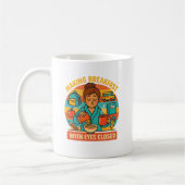 Mug Drôle Sleepy Matin Parent Mug; Mignonne Petit Déje (Gauche)