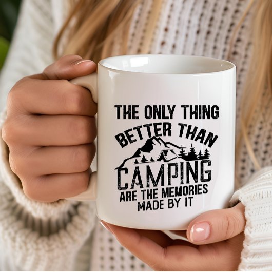 Mug Drôle slogan de camping été citations