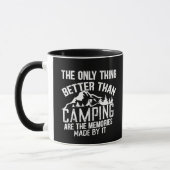Mug Drôle slogan de camping été citations (Gauche)
