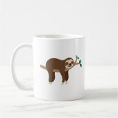 Mug Drôle Sloth Puns Tee, Punny mignon Animaux Graphis (Gauche)