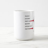 Mug Drôle Snarky Utiliser Votre Cerveau (Centre)