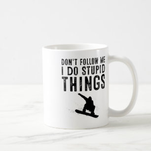 Mug Drôle Snowboard Cadeau Hommes Femmes Cute Snowboar