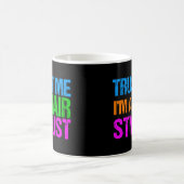 Mug Drôle Styliste des cheveux femmes (Centre)