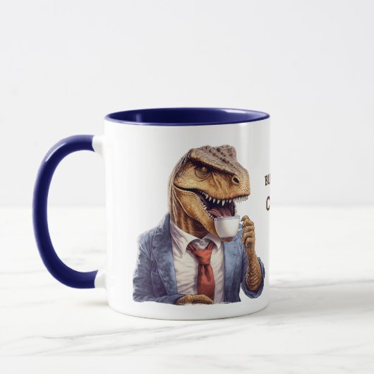 Mug Drôle T-Rex Dinosaur Premier Café (Gauche)