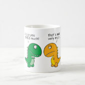 Mug drôle-T-Rex-petit-bras-bande dessinée (Centre)