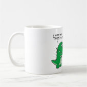 Mug drôle-T-Rex-petit-bras-bande dessinée (Gauche)