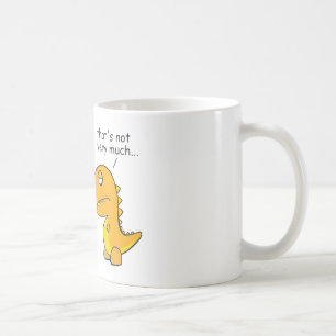 Mug drôle-T-Rex-petit-bras-bande dessinée