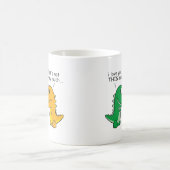 Mug drôle-T-Rex-petit-bras-bande dessinée (Centre)