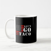 Mug Drôle Taco Allons-y Taco (Gauche)