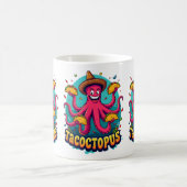 Mug Drôle Taco Octopus Cartoon Alimentation Pun (Centre)