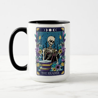 Mug Drôle Tarot La carte de lecteur Skeleton