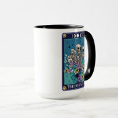 Mug Drôle Tarot Le Chien Carte Maman Squelette (Devant droit)