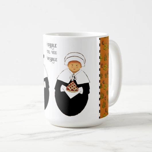 Mug Drôle Thanksgiving (Devant droit)