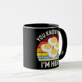 Mug Drôle Thanksgiving OEufs Dévilés Vous savez pourqu (Devant droit)