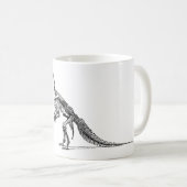 Mug Drôle Thé Rex Tyrannosaurus Dinosaur Fête des père (Devant droit)