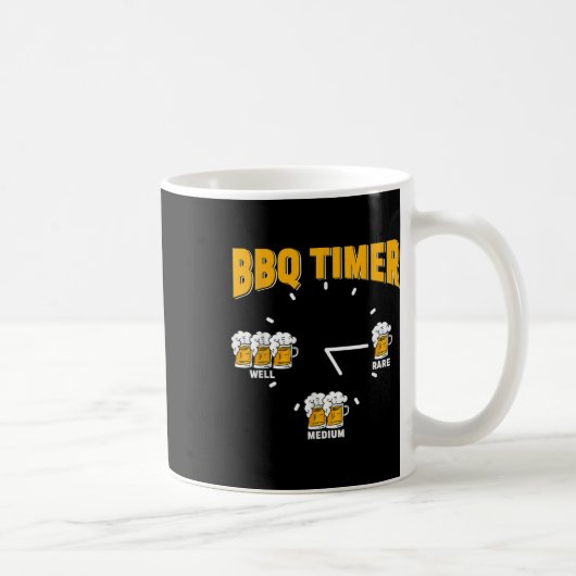 Mug Drôle Timer Barbecue - Barbecue Grill Party (Droite)