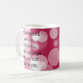 Mug Drôle Toujours dire la vérité (Devant gauche)