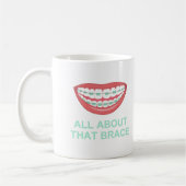 Mug Drôle tout au sujet du croisillon charriez (Gauche)