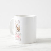 Mug Drôle trouble corgi obsessif (Devant gauche)