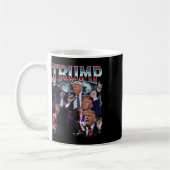 Mug Drôle Trump 2024 Campagne 90s Rap Trendy Bootleg (Gauche)