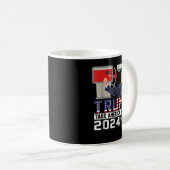 Mug Drôle Trump 2024 Drapeau anti Joe Biden Moyenne Tw (Devant droit)